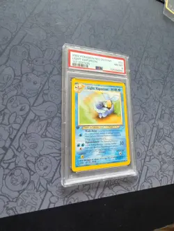 Pokemon Light Vaporeon 1st Edition #52/105 Neo Destiny 2002 WOTC Vintage - PSA 8 - Image 5