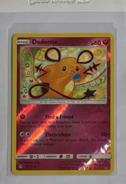 Pokemon Sun & Moon Forbidden Light Dedenne 88/131 Reverse Holo - Image 2