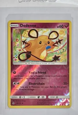 Pokemon Sun & Moon Forbidden Light Dedenne 88/131 Reverse Holo - Image 4