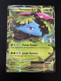 2014 Pokemon Black Star Promo Venusaur EX XY28 - Image 1