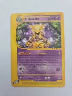 Pokemon Expedition Alakazam Non-Holo Rare 33/165 LP-NM - Image 1