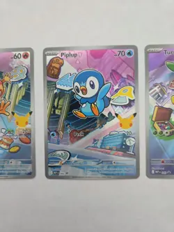 Pokemon TCG First Partner Illustration Collection Series 1 Gen 4 Sinnoh Starters - Image 3