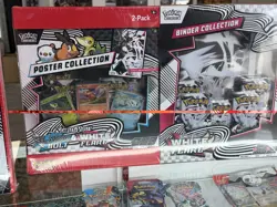 ⚡Pokemon White Flare / Black Bolt Poster Collection + Binder (Sam's Club Bundle) - Image 1