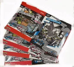 1 Set Black Bolt + White Flare Poster + Binder Collection Sam's Club Bundle - Image 1