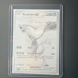 2025 Pokemon Single: Reshiram ex 173/86 White Flare Holo NM - Image 1