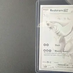 2025 Pokemon Single: Reshiram ex 173/86 White Flare Holo NM - Image 3