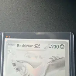 2025 Pokemon Single: Reshiram ex 173/86 White Flare Holo NM - Image 4