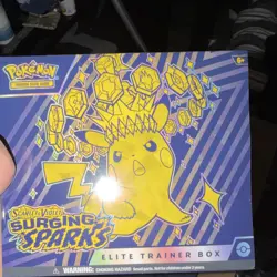 Pokemon Scarlet & Violet Surging Sparks Elite Trainer Box Promo Booster - Image 1