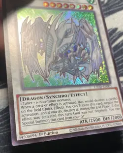 Yu-Gi-Oh! Stardust Dragon L5DD-ENS01 1st Edition, HOLO BLEED, NM - Image 2