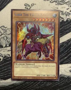 Yu-Gi-Oh! Gaia the Fierce Knight MZMU-EN058 1st Edition, HOLO BLEED, NM - Image 1