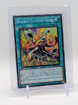Yu-Gi-Oh! - Radiant Typhoon Vision - Secret Rare RA05-EN075 Rarity Collection 5 - Image 1