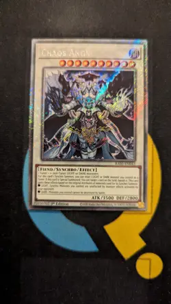 RA05-EN043 Chaos Angel Platinum Secret Rare 1st Ed YuGiOh - Image 1