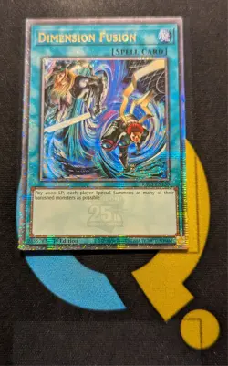 RA03-EN136 Dimension Fusion Quarter Century Secret Rare 1st Ed YuGiOh - Image 1