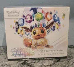 Pokemon Prismatic Evolutions ETB Elite Trainer Box Pokemon Center Exclusive - Image 1