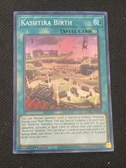 YuGiOh! - Kashtira Birth DABL-EN060 Super Rare 1st Edition Near Mint - Image 1