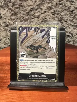 One Piece CCG Azure Sea’s Seven OP14-096 Ground Death Foil - Image 1