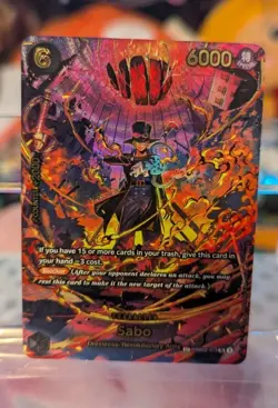 One Piece TCG - Sabo (SP) PRB02-014 OP15 Adventure on Kami's Island CLEAN 💎 NM+ - Image 1