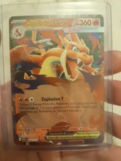 Mega Charizard Y Ex 022/217 Ascended Heroes Pokemon Card Holo Rare Near Mint - Image 1