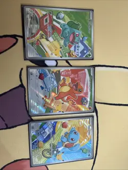 Full Set Kanto Gen 1 Promos - First Partner Illustration Collection Series 1 - Image 1