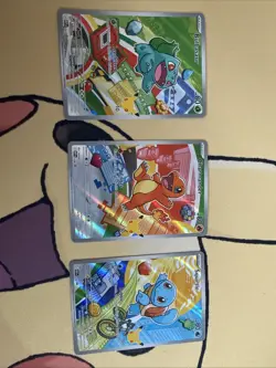 Full Set Kanto Gen 1 Promos - First Partner Illustration Collection Series 1 - Image 2