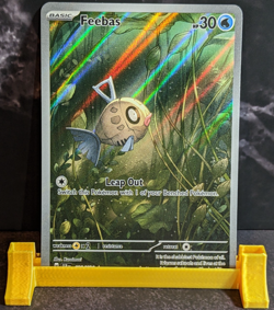 Feebas 198/191 Sv08: Surging Sparks Illustration Rare NM Holo Card Pokemon TCG - Image 1