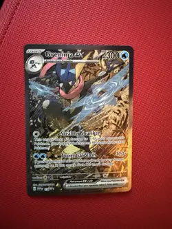 Pokemon Greninja EX 132 SV Promo Holo Card 300 HP Scarlet & Violet Full Art - Image 3