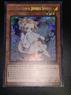 YuGiOh! TCG - Ash Blossom & Joyous Spring (Alt Art) - Secret - RA04-EN025 - 1st - Image 1