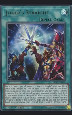 Joker's Straight King's Court 1st Edition Ultra Rare Card NM Condition - Image 1