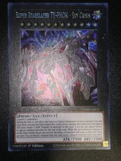 Yugioh Super Starslayer TY-PHON - Sky Crisis RA04-EN072 Secret Rare Near Mint - Image 1