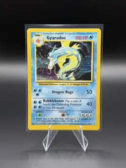 Pokemon Gyrados Holo Rare TCG Card 6/102 Base Set - Image 1