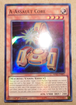 Yugioh A-Assault Core SDKS-EN001 Super Rare 1st Edition - Image 1