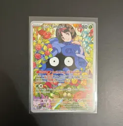 Pokemon Erika's Tangela Full Art Holo Scarlet & Violet 151 218/217 Single Card - Image 2