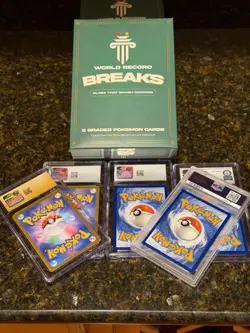 💎 World Record Breaks- All 5 Graded Slabs Pokemon Cards, PSA 10, CGC 1 of 1 💎 - Image 1