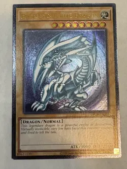 YUGIOH- Blue-Eyes White Dragon - OP28-EN001 - ULTIMATE RARE -- Just pulled - Image 1
