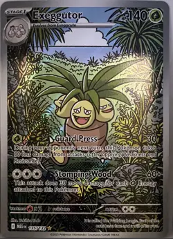 Exeggutor 135/132 Illustration Mega Evolution Rare Card, Near Mint Condition - Image 1
