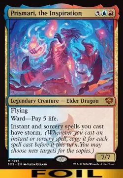 Prismari, the Inspiration ** FOIL ** #212 - Secrets of Strixhaven - NM MTG - Image 1