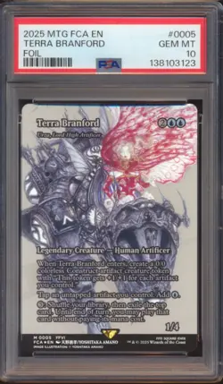 MTG FINAL FANTASY TERRA BRANFORD FOIL #0005 PSA 10! - Image 1