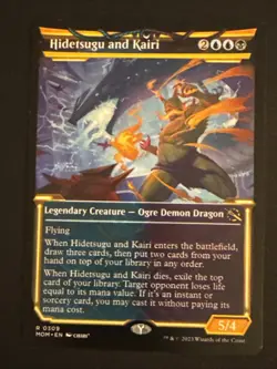 1x Hidetsugu and Kairi (309)Showcase March of the Machine LP MTG Magic x1 MKE - Image 1