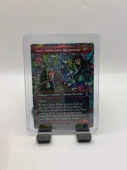MTG, Casey Jones, Jury-Rig Justiciar FOIL $3 ORDER MIN (Borderless) Teenage Mut - Image 1