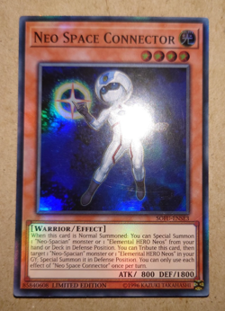YUGIOH NEO SPACE CONNECTOR SUPER RARE SOFU-ENSE3 LIMITED EDITION - Image 1