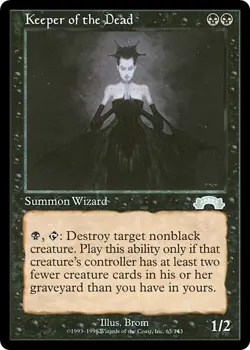 KEEPER OF THE DEAD x4 mtg LP Exodus 4 Unc - Image 1