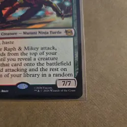 MTG Raph & Mikey, Troublemakers. Teenage Mutant Ninja Turtles. Nm - Image 4