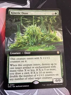 Kinetic Ooze (Extended Art) Rare MTG Secrets of Strixhaven Commander - Image 1