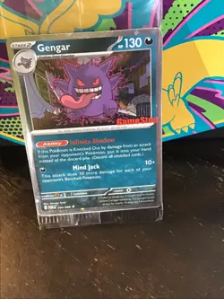 Pokemon TCG Gengar Cosmos GameStop Stamped Exclusive Promo #050/088 SEALED! - Image 5