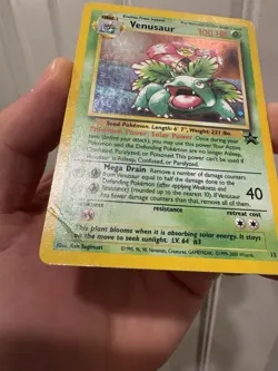 Pokemon 2000 Promo Venusaur Holo Black Star #13 - Image 2
