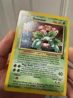 Pokemon 2000 Promo Venusaur Holo Black Star #13 - Image 5
