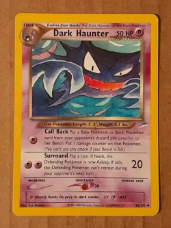 Pokemon Dark Haunter 36/105 NEO Destiny LP See Pictures - Image 1