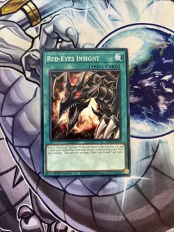 (YCL) Yugioh Red-Eyes Insight LDS1-EN019 Common 1st Ed LP - Image 1