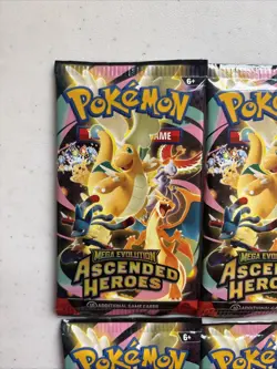 Pokemon TCG Variety Booster Pack Bundle (8 Packs Total) Ascended Heroes Mega Evo - Image 2