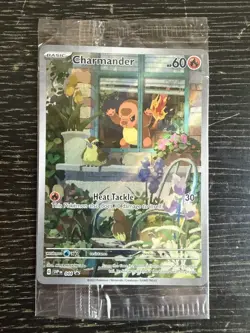 Pokemon TCG Charmander 044 Holo Black Star Promo 2023 SVP Obsidian Flames Sealed - Image 1